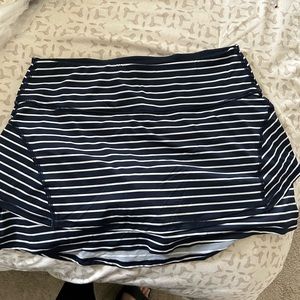 Striped athleta skirt